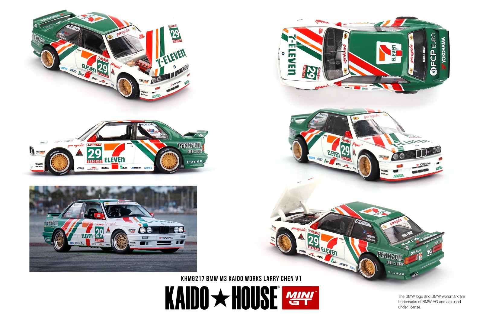 MINI GT x KAIDO HOUSE 217 BMW M3 KAIDO WORKS LARRY CHEN V1 Cannot ship to US