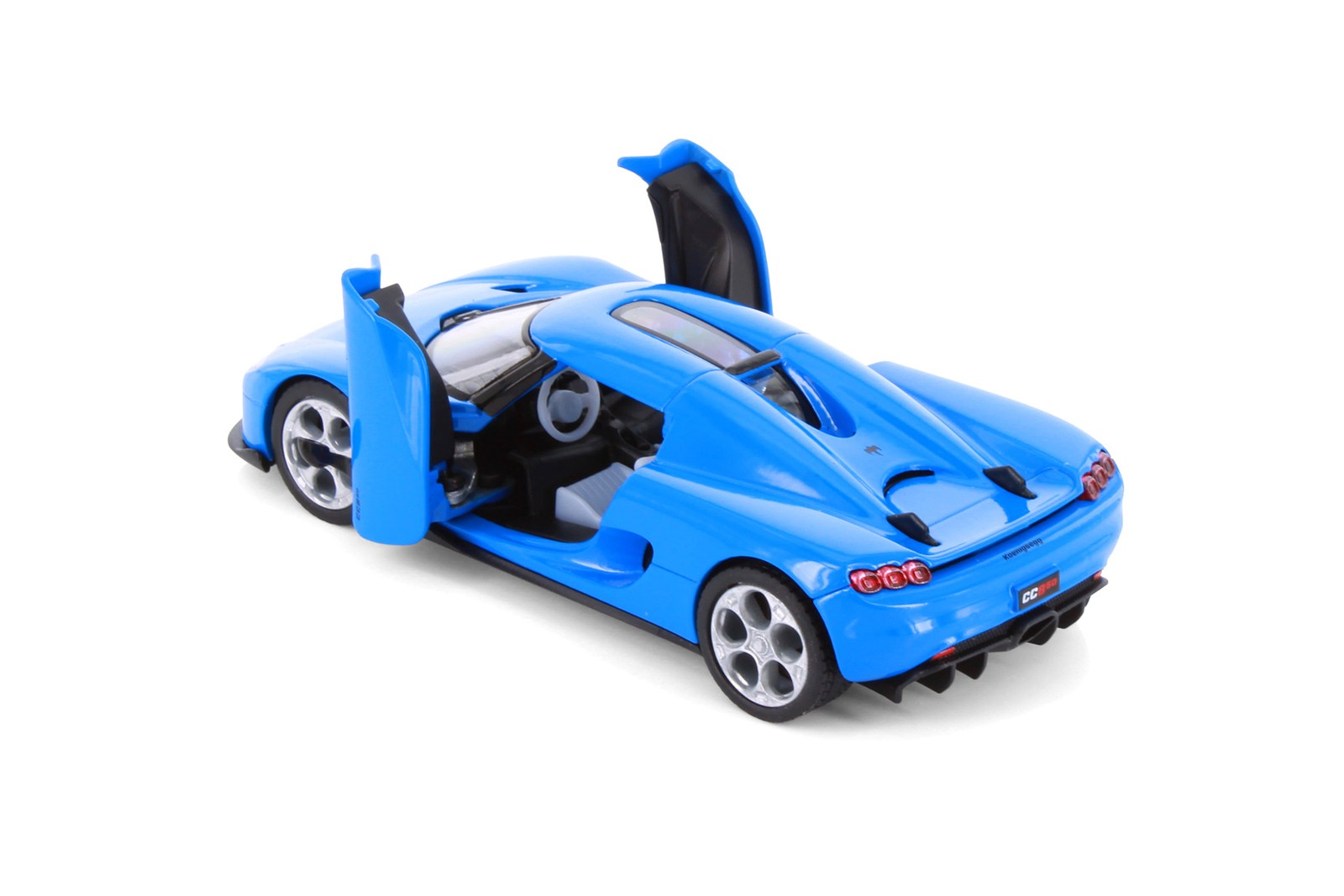 Koenigsegg CC850, Blue – Kinsmart 5485D – 1/34 Scale Diecast Model Toy Car