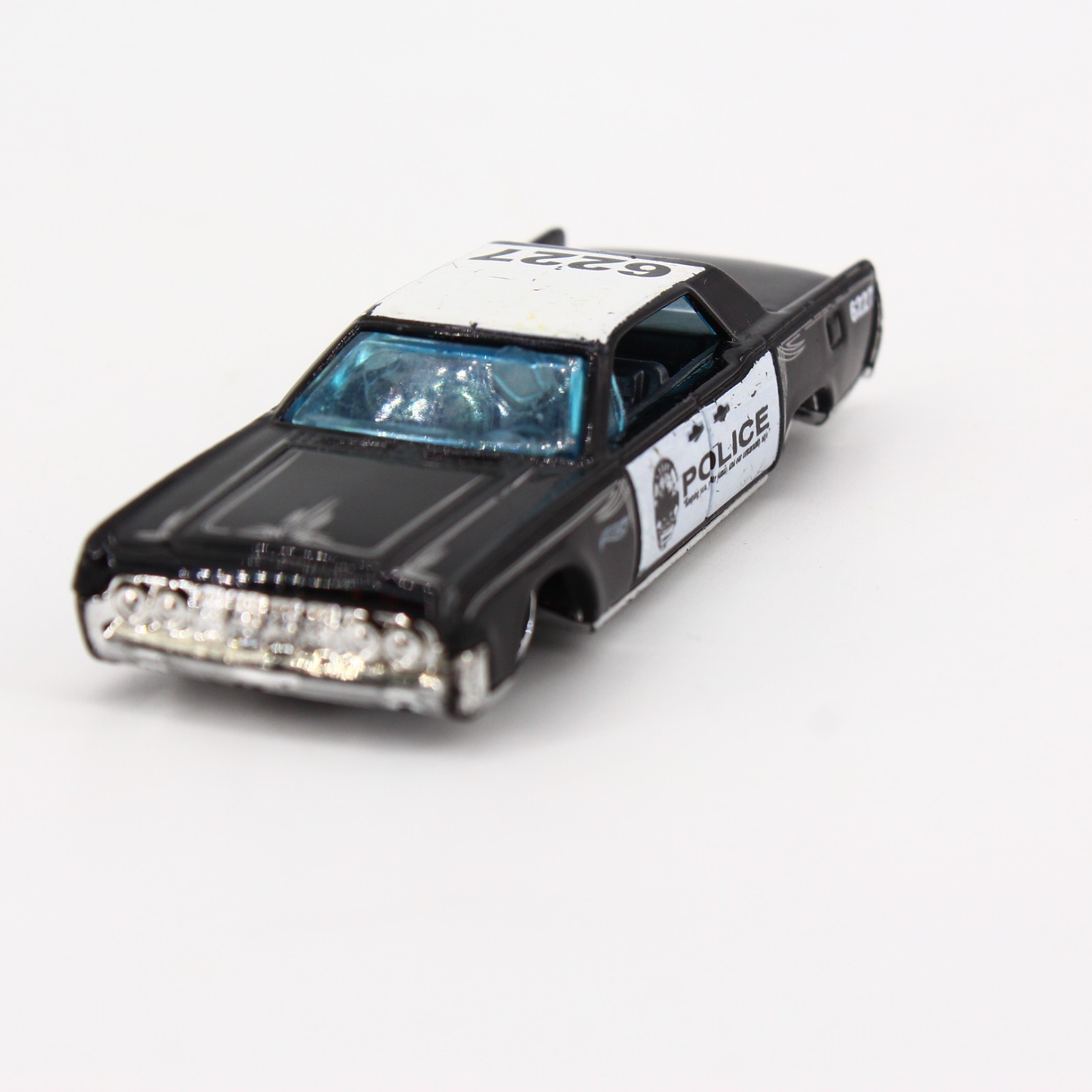 Hot Wheels 1964 Lincoln Continental Police Car Black 1:64 Diecast Loose