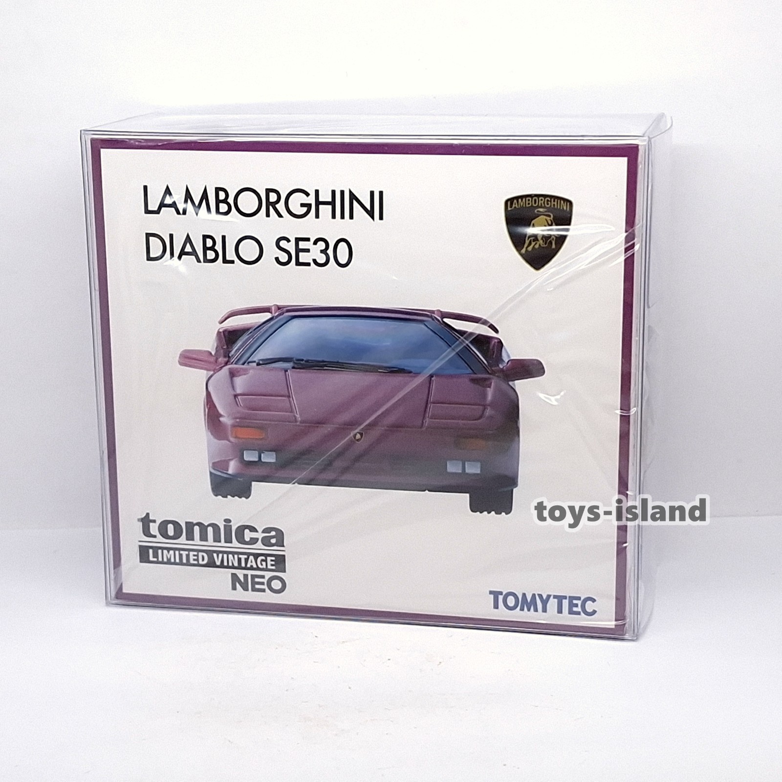 Tomica Limited Vintage NEO TLV Lamborghini DIABLO SE30 TOMYTEC LV Purple 1/64