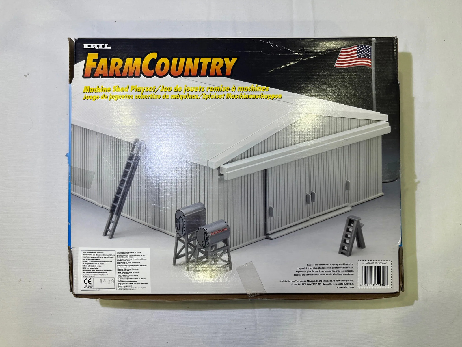 # 01114 – ERTL 1:64 Machine Shed – New + Complete