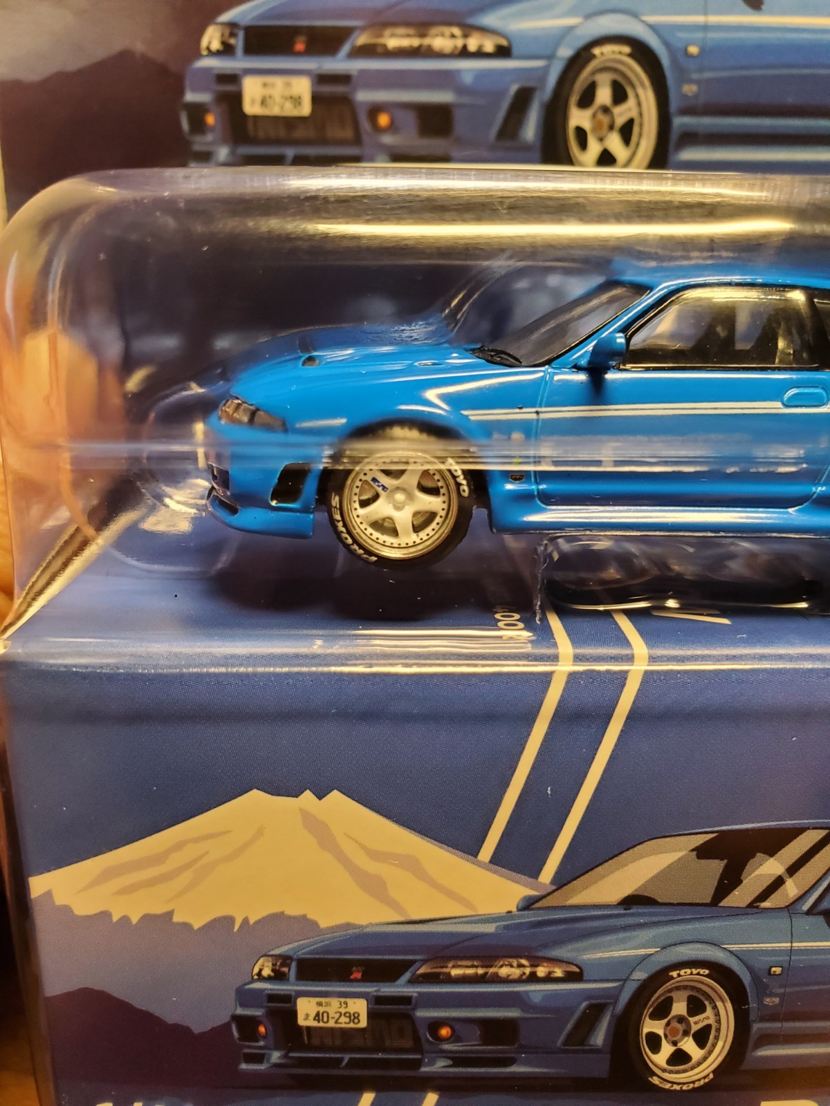 Pop Race Enigma Exclusive Nissan Skyline GTR R33 Nismo 400R Championship Blue