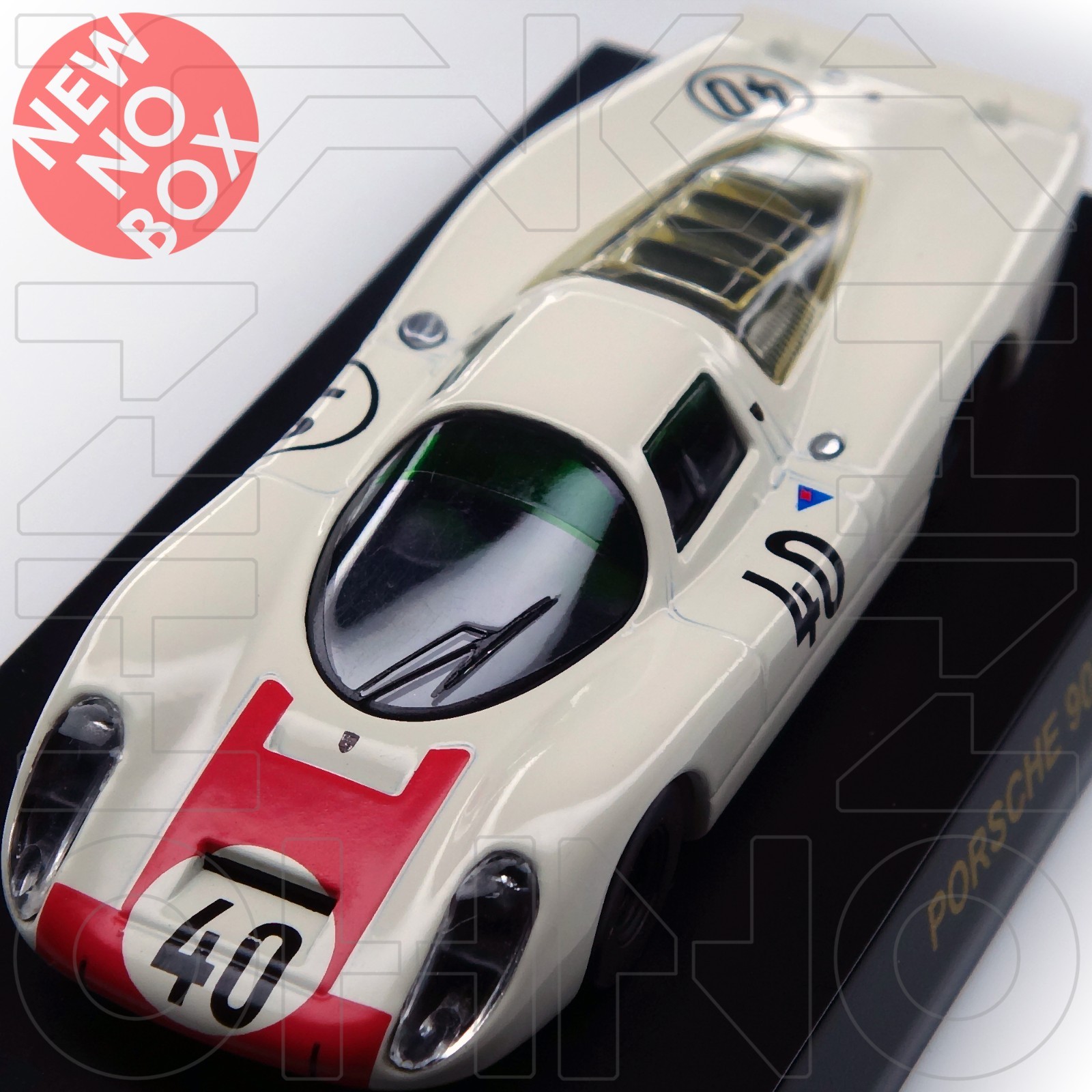 Porsche 907 #40 Rindt Mitter LM 1973 KYOSHO 1:64 Collection 2 post 910 pre 908