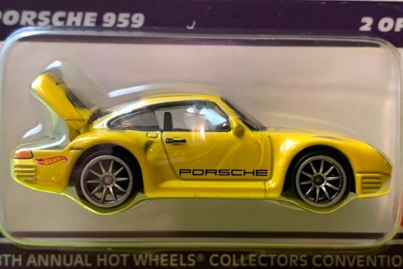 2024 38th Hot Wheels Collectors Convention Porsche 959, 02024/06200, Unique # :)