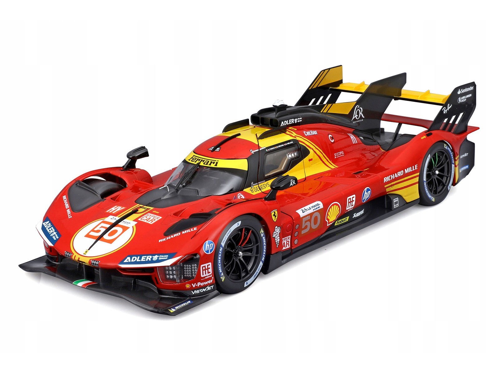 FERRARI 499P #50 WINNER “24H LE MANS” (2024) 1/18 DIECAST MODEL BY BBURAGO 16303