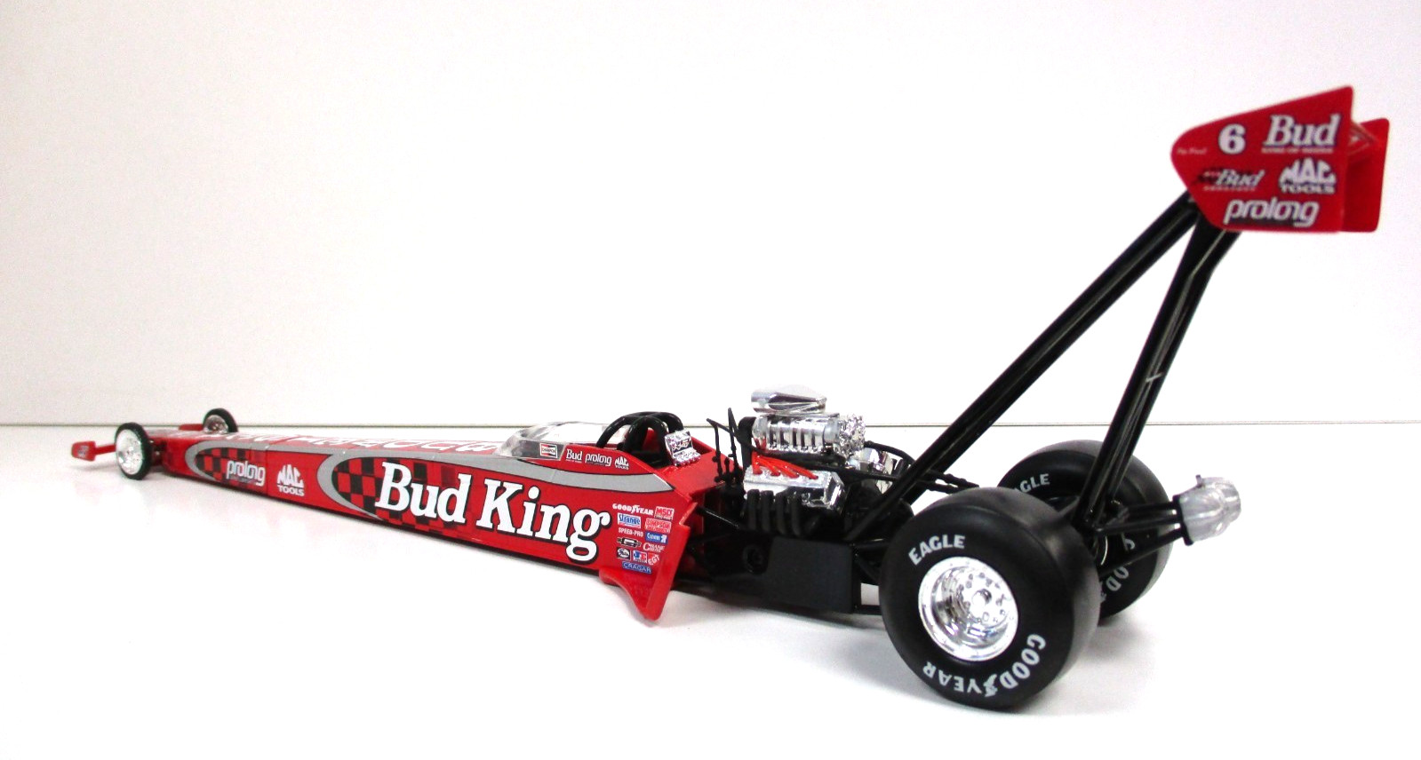 ACTION KENNY BERNSTEIN BUDWEISER KING – 2000 NHRA TOP FUEL DRAGSTER 1/24