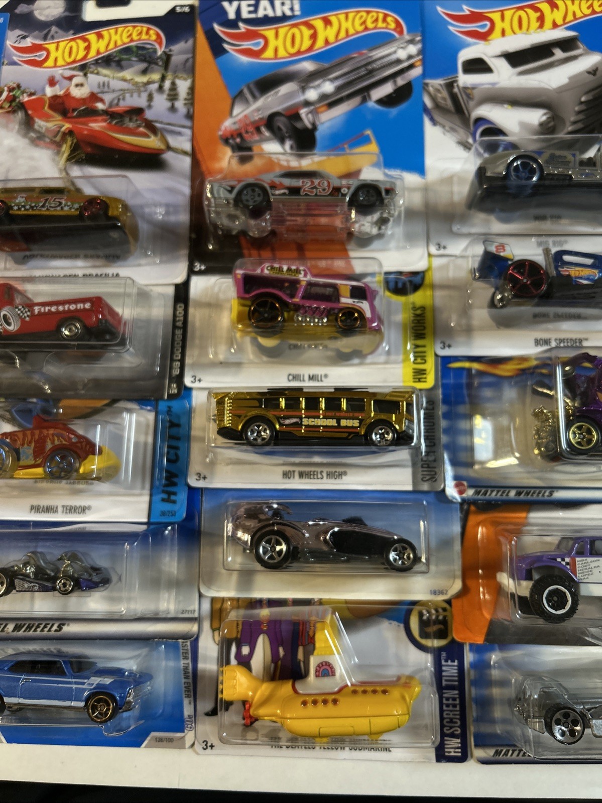 Hot Wheels Lot Of 25 Cars- Various Years, Sets, Series And Models – Unopened