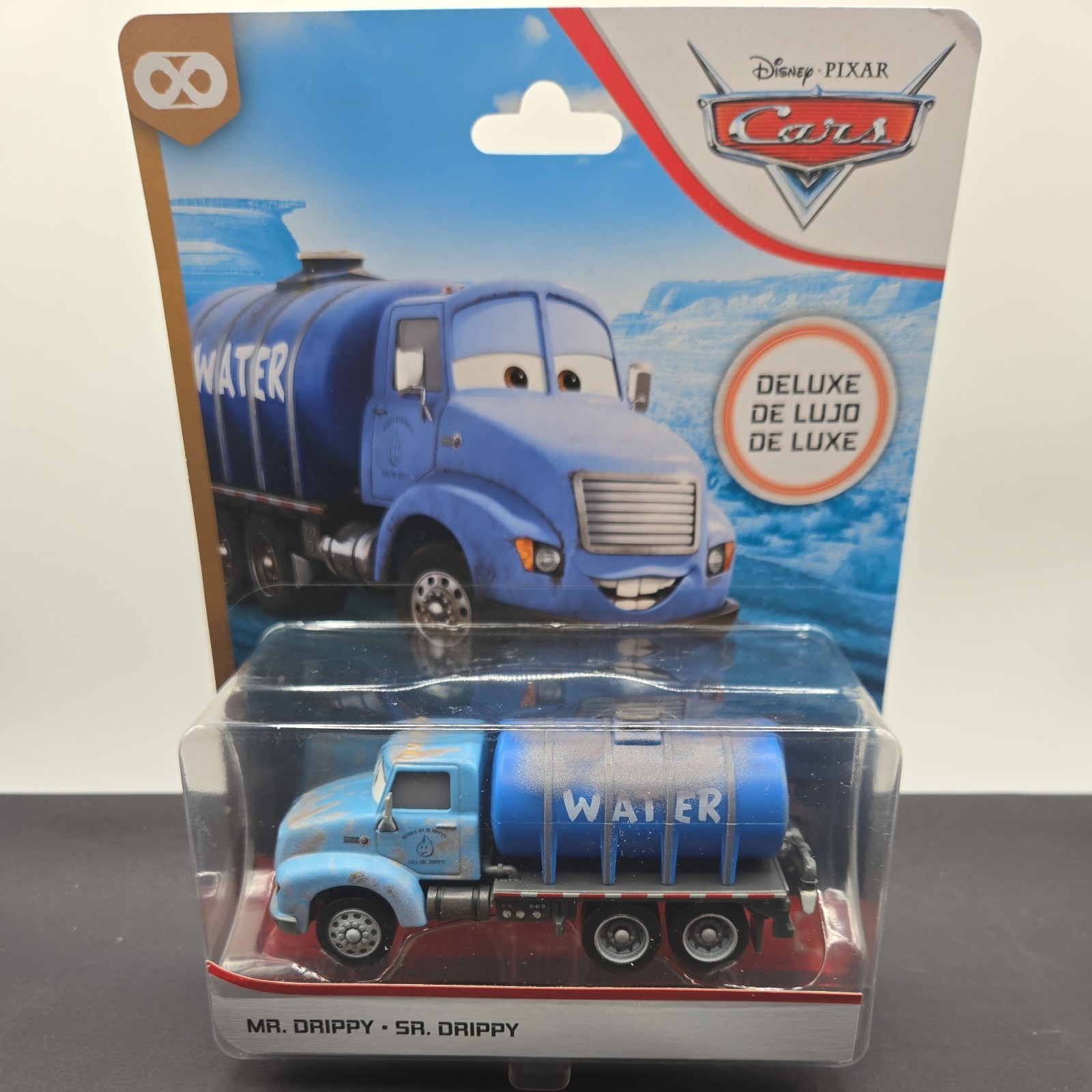 Disney Pixar Cars 3 Deluxe Mr. Drippy Vehicle, 1:55 Scale Hollow Dirty 2019