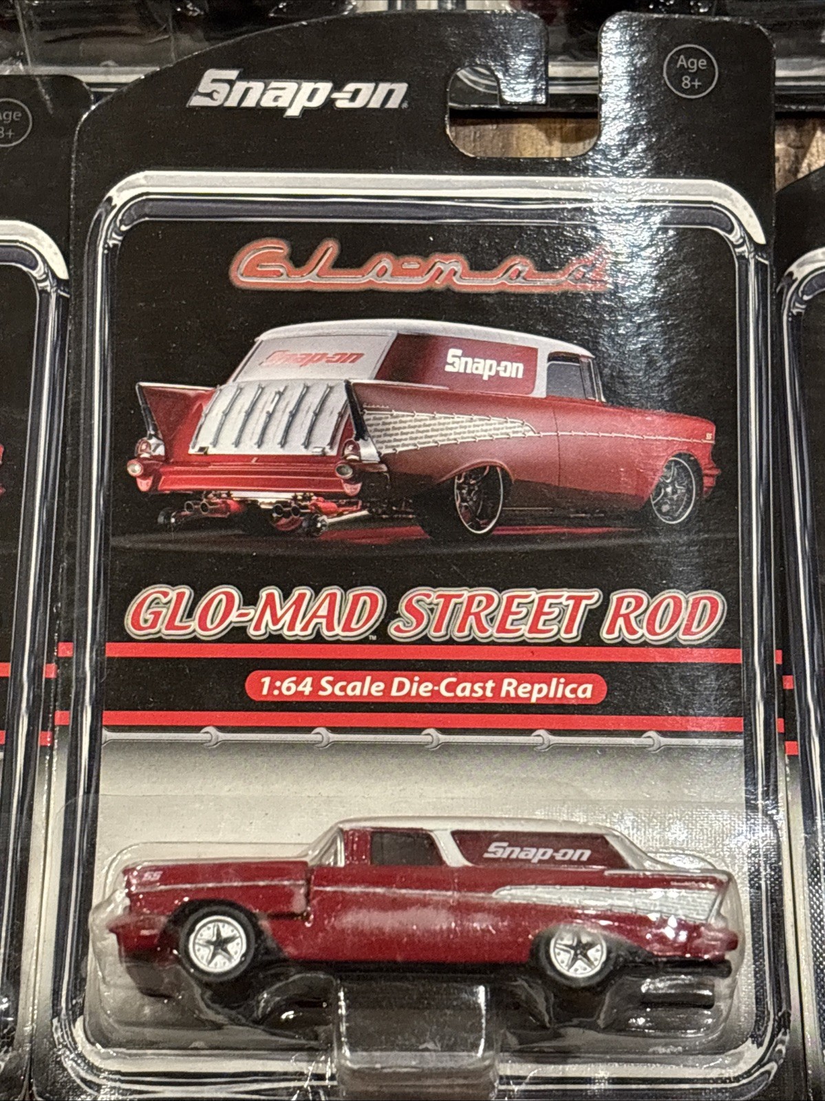 Snap-On Tools 5 Piece Glo-Mad Street Rod 1:64 Die-Cast Replica GM Chevy Nomad