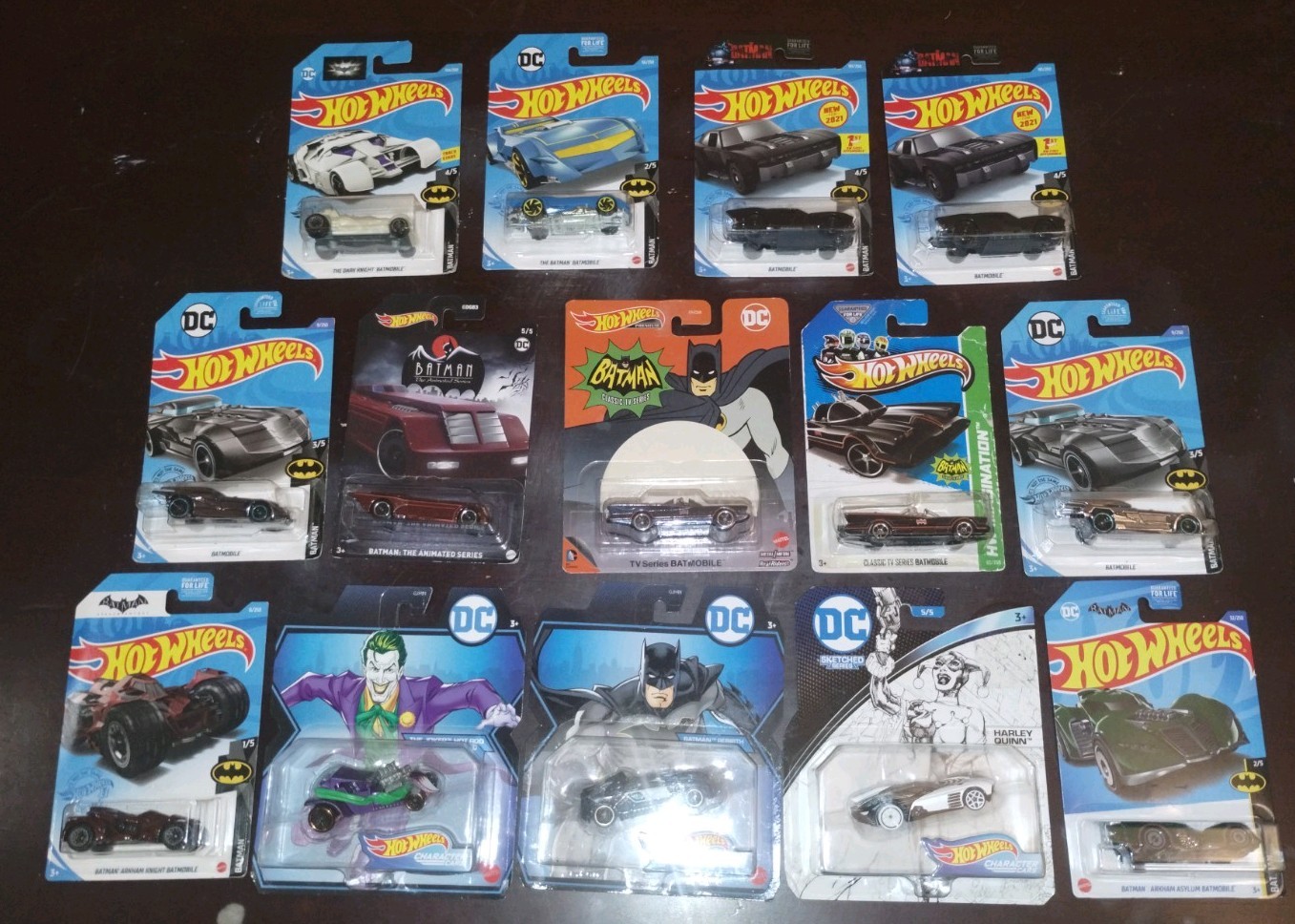 Hot Wheels Batman Lot Of 14 With Variations 14B