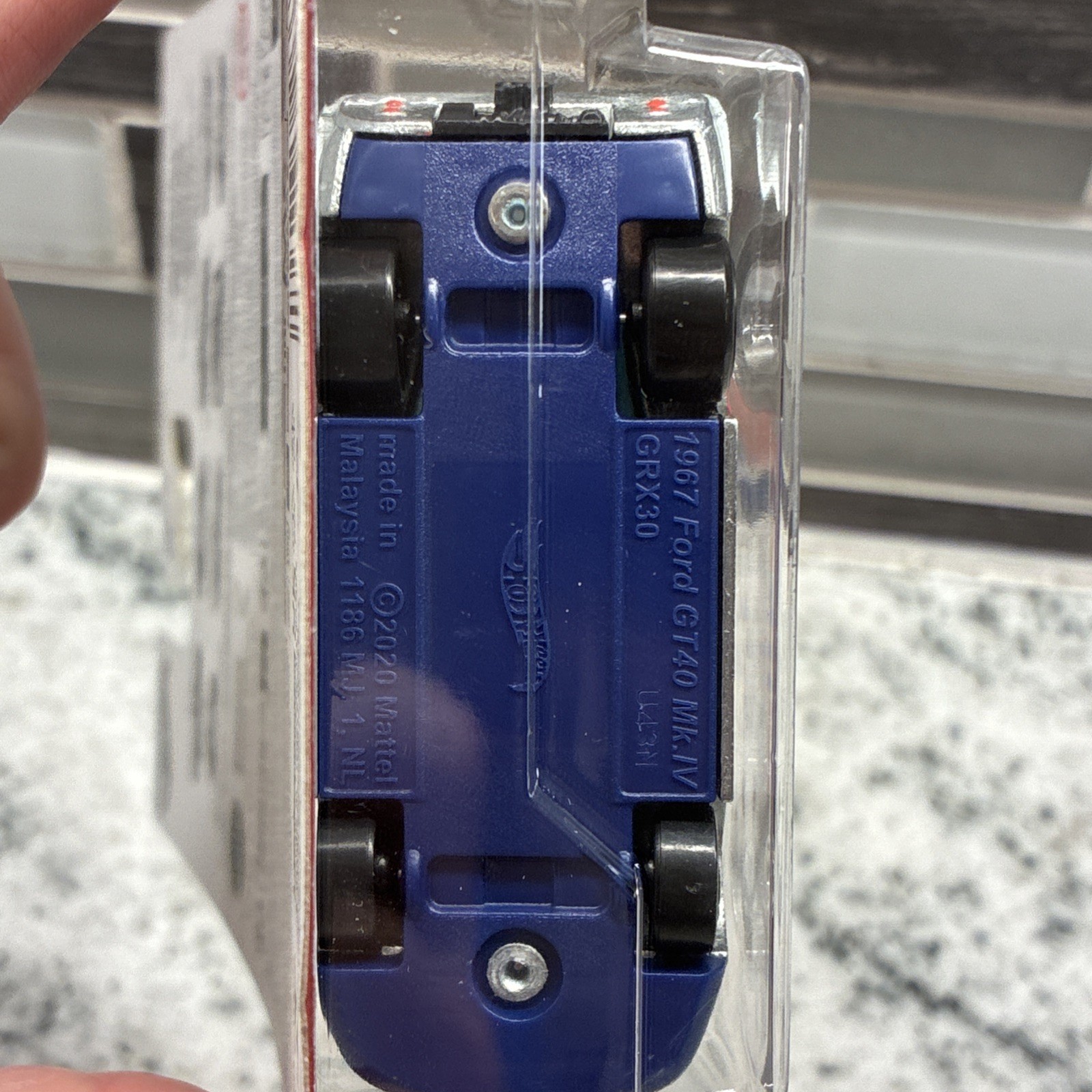 🔥🛞HOT WHEELS *WHEEL ERROR* The Hot Ones ’67 FORD GT40 Mk.IV Silver 6/8 Mk IV