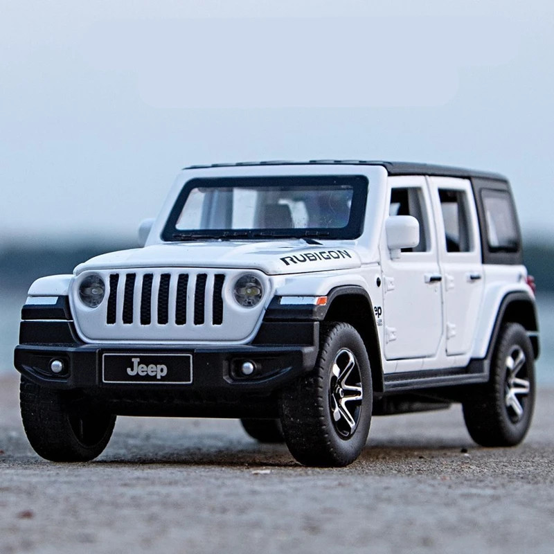 1:32 Jeeps Wrangler Rubicon Alloy Car Model Diecasts Metal Off-road Vehicles Car