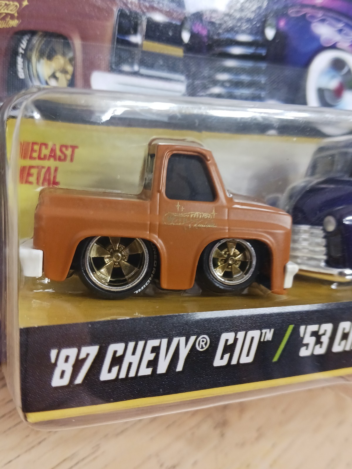 Car Tuned ’87 Chevy C10 Custom Shop-Rigs Car Carrier-3 Pack Series 4-Lot