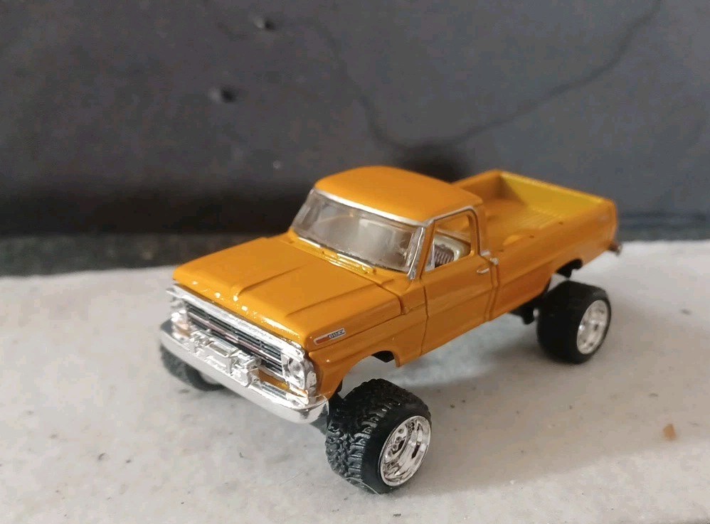 M2 Machines 1:64 Scale (CUSTOM) 1969 FORD F-100 RANGER PICKUP