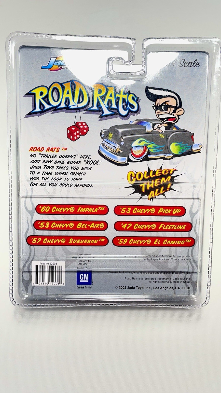 Jada Toys Road Rats 1947 47 Chevy Fleetline 1:64 Diecast Hot Rod NIP