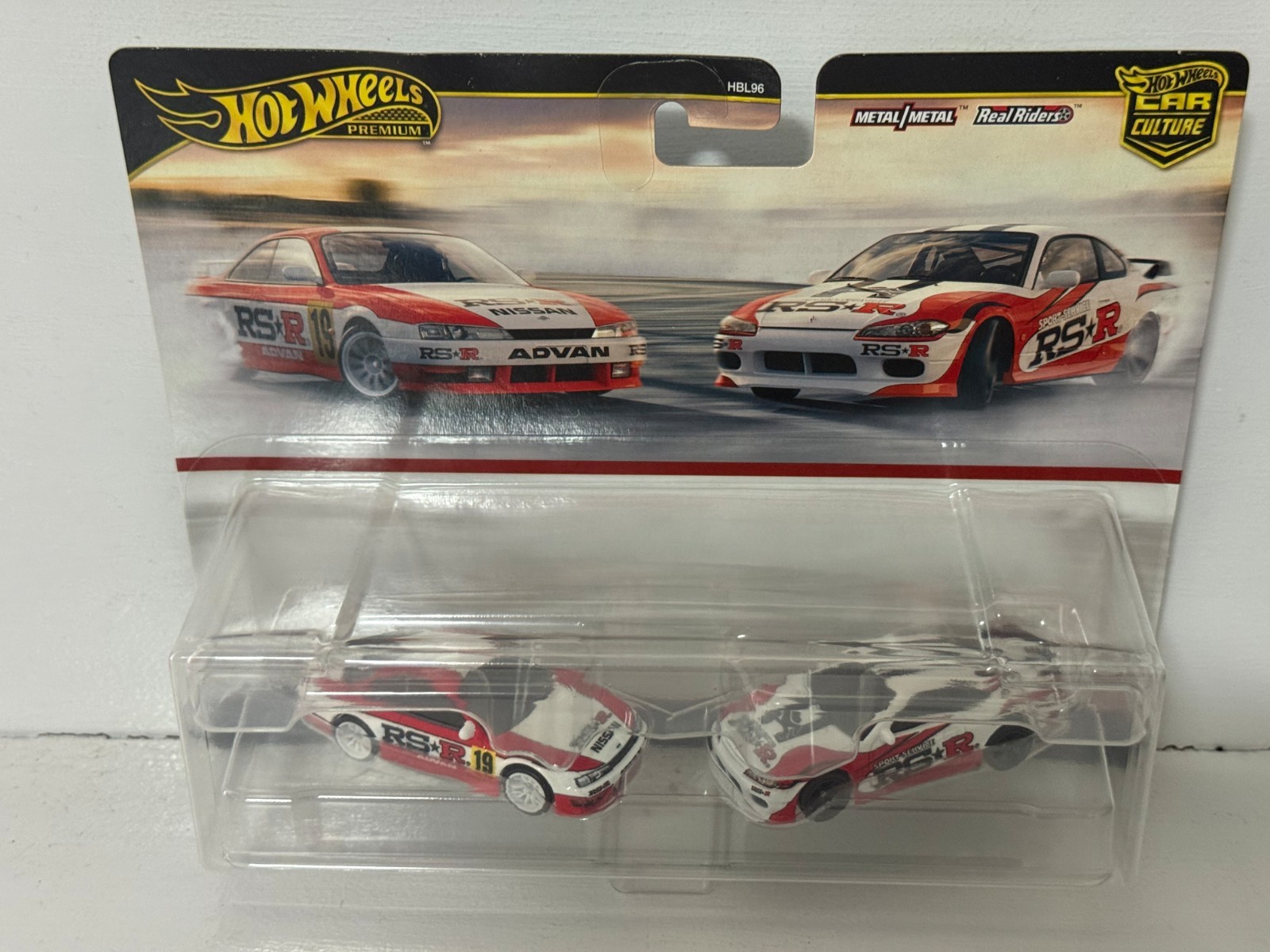 HOT WHEELS PREMIUM CAR CULTURE TWIN PACK SET NISSAN 240SX (S14) SILVIA (S15)