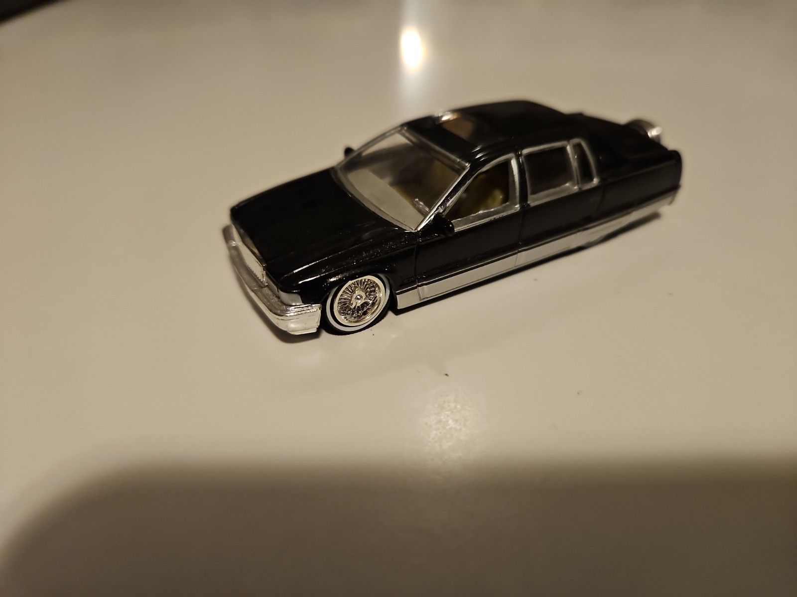 Jada Toys Homie Rollerz Series ‘95 Cadillac Fleetwood Lowrider Black 1:64 Loose