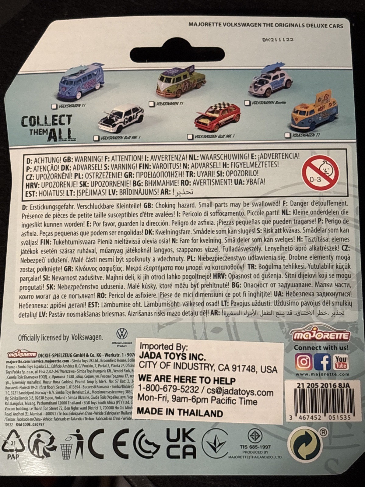 2023 Majorette ‘The Originals’ “Volkswagen T1” with Metal Storage Case, Unopened