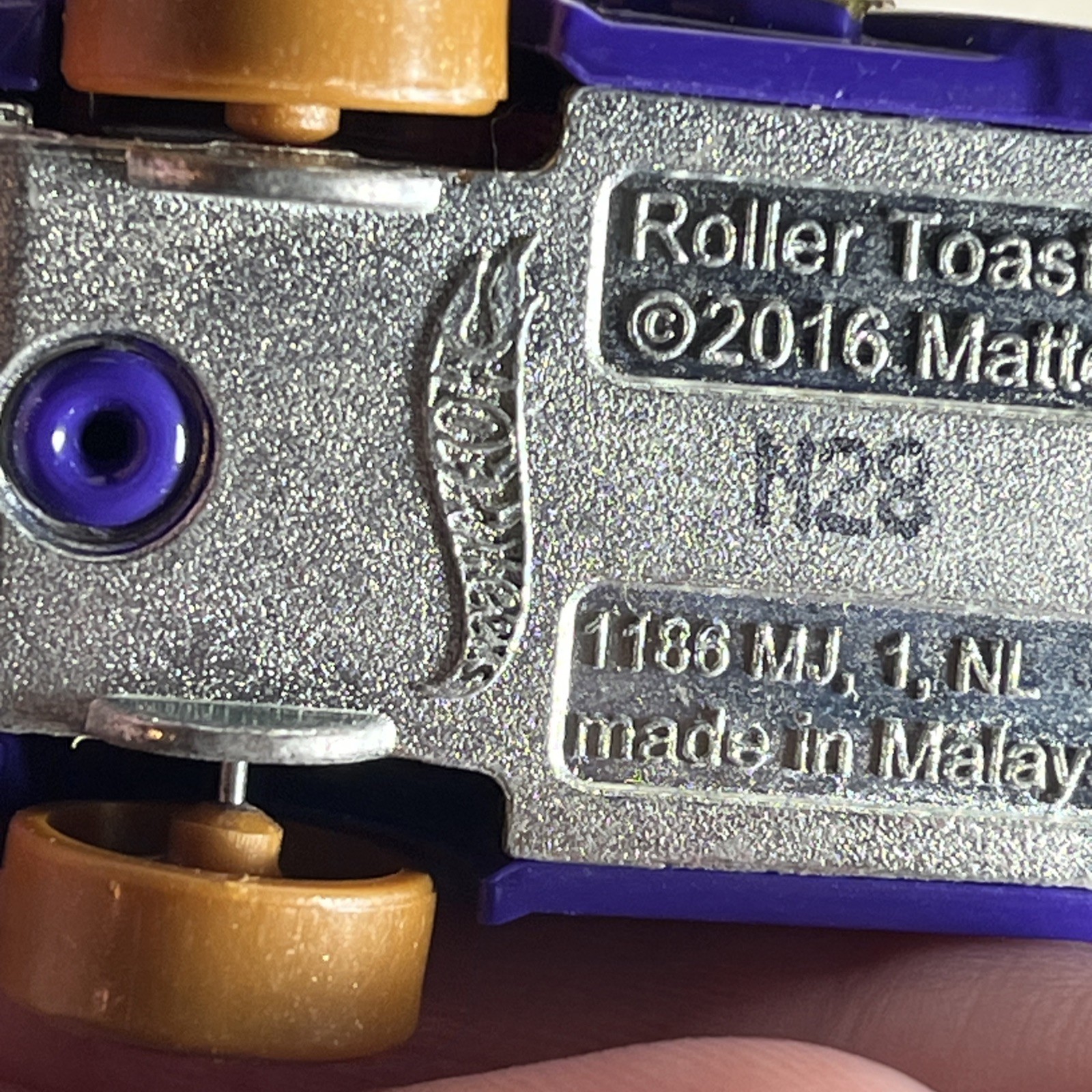 2016 Hot Wheels Purple Roller Toaster Toy Car Mattel