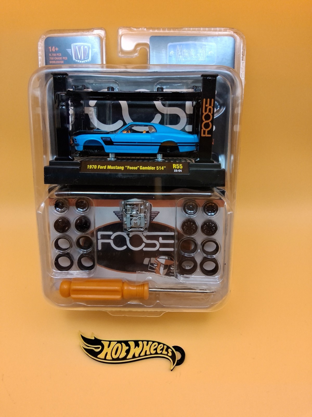M2 Machines Model Kit Foose Design 1970 Ford Mustang Foose Gambler 514 🔥8