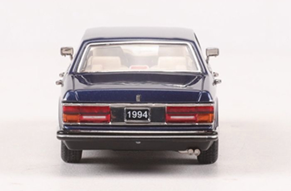 GFCC 1:64 Navy 1994 Silver Spur III Luxury Classic Model Diecast Metal Car