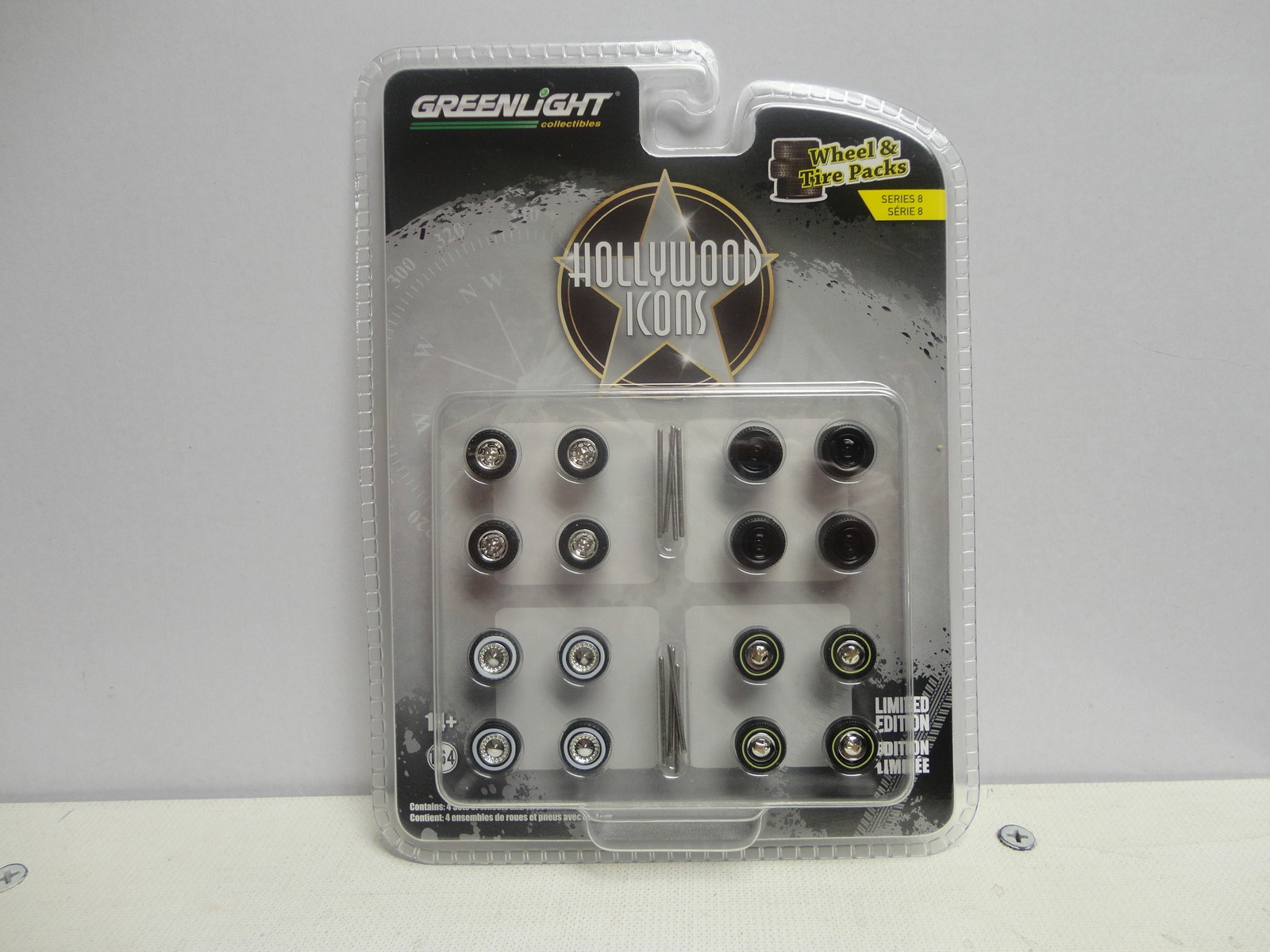 Greenlight WHEEL & TIRE PACKS Series 8 HOLLYWOOD ICONS