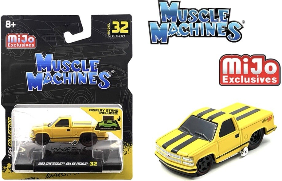 MUSCLE MACHINES 1993 CHEVROLET 454 SS PICKUP TRUCK HOBBY EXCLUSIVE