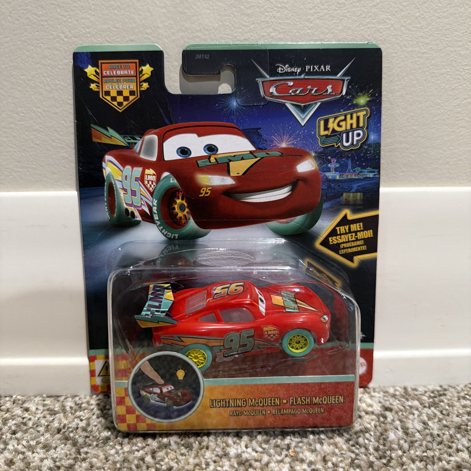 2026 Disney Pixar Cars Light-Up Complete Set of 6 McQueen, Mater, Sally And More