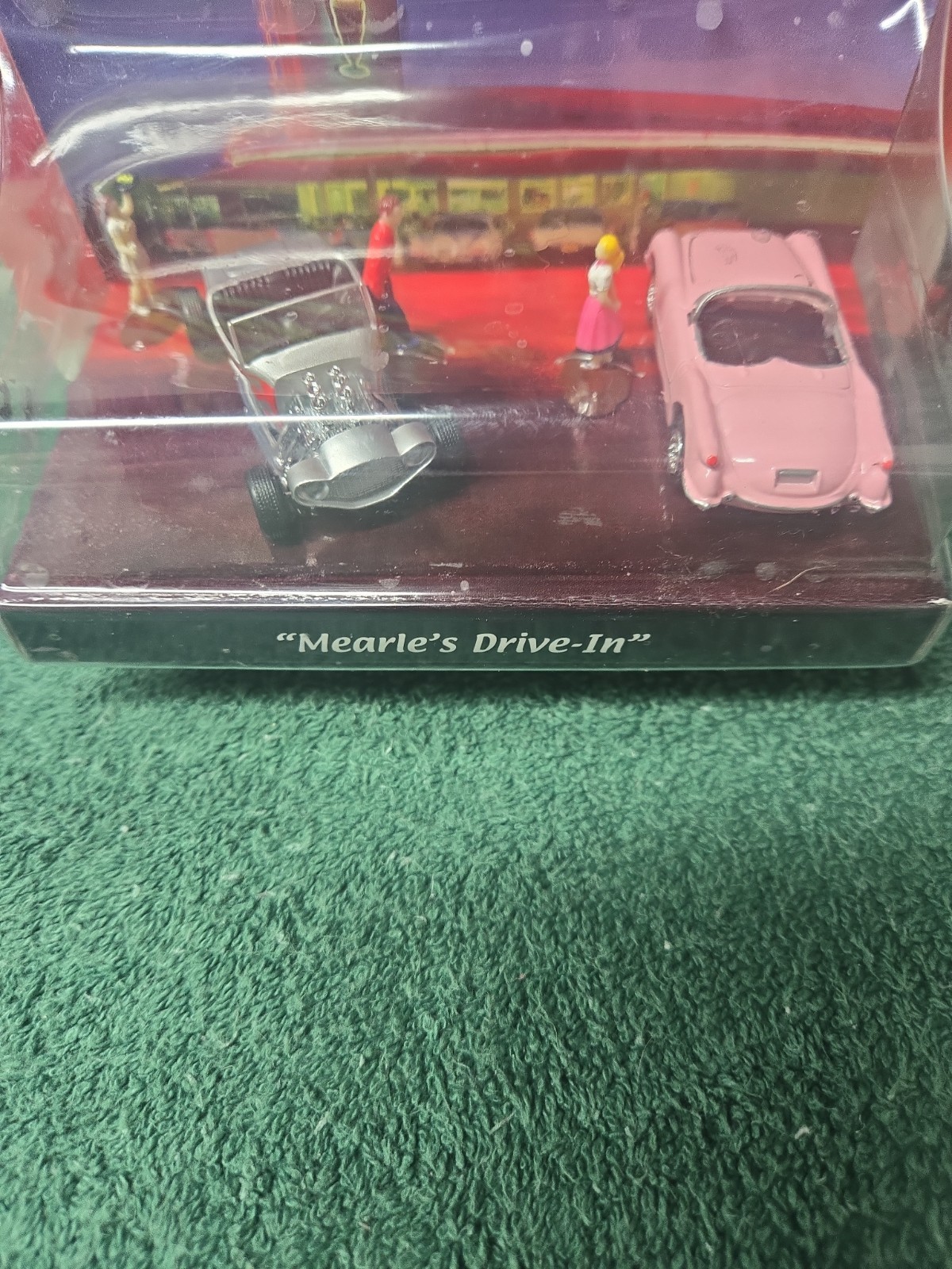 Johnny Lightning 1:64 Mearle’s Drive-In American Flashbacks in time Diorama