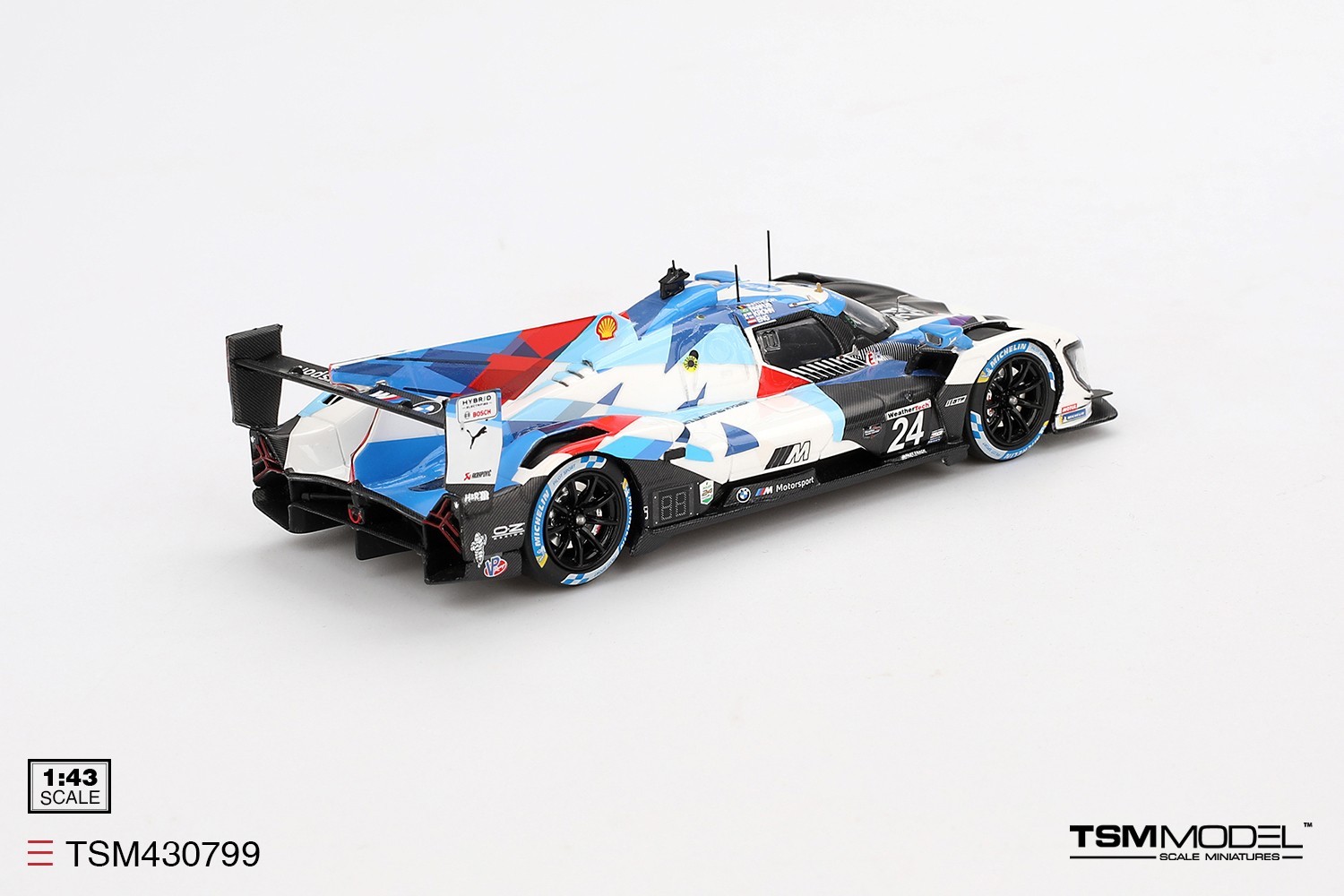 TSM-Model 1:43 BMW M Hybrid V8 GTP #24 BMW M Team RLL 2024 IMSA Daytona 24 Hrs