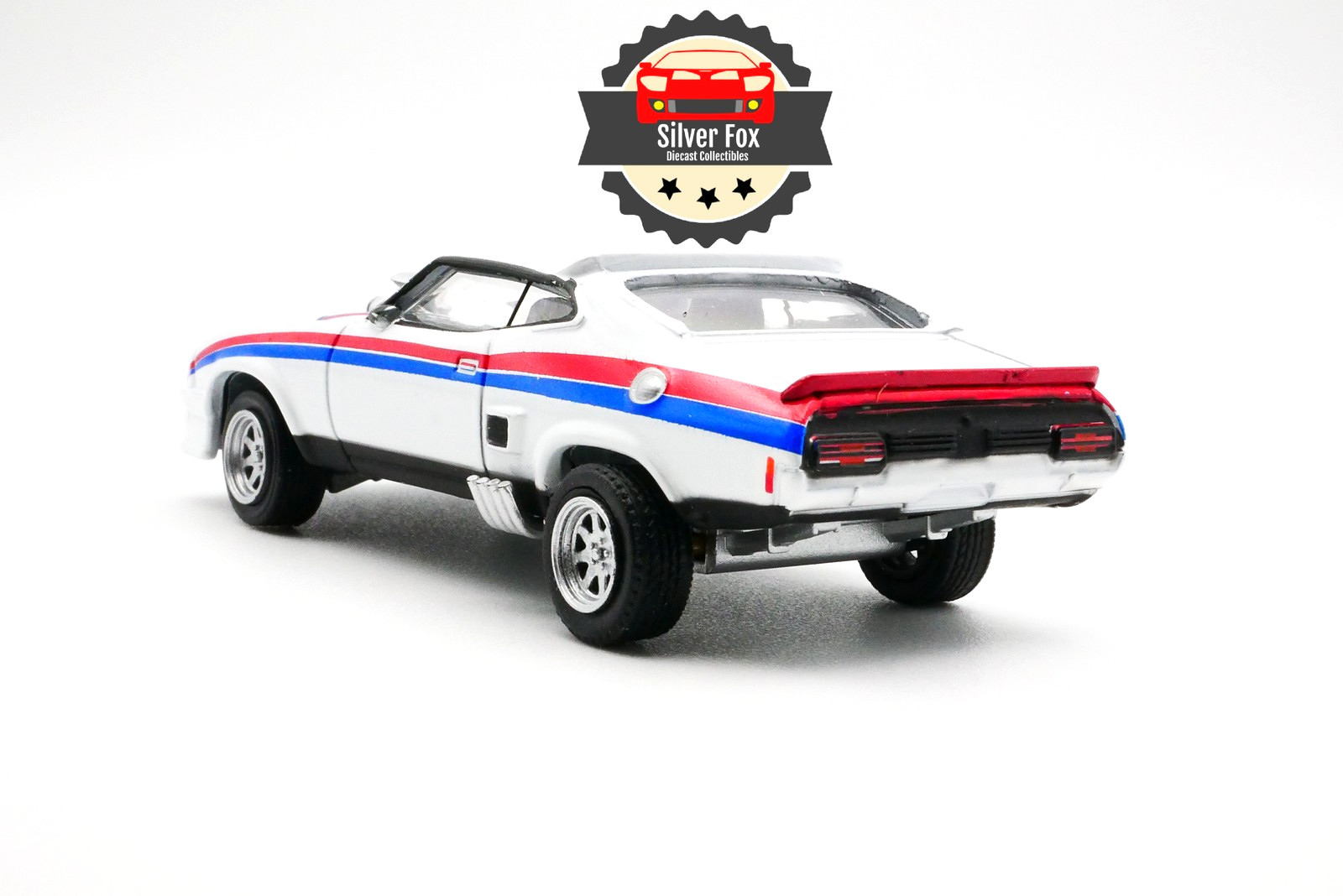 1973 FORD FALCON XB WHITE RACING 1/64 SCALE DIECAST COLLECTOR MODEL CAR