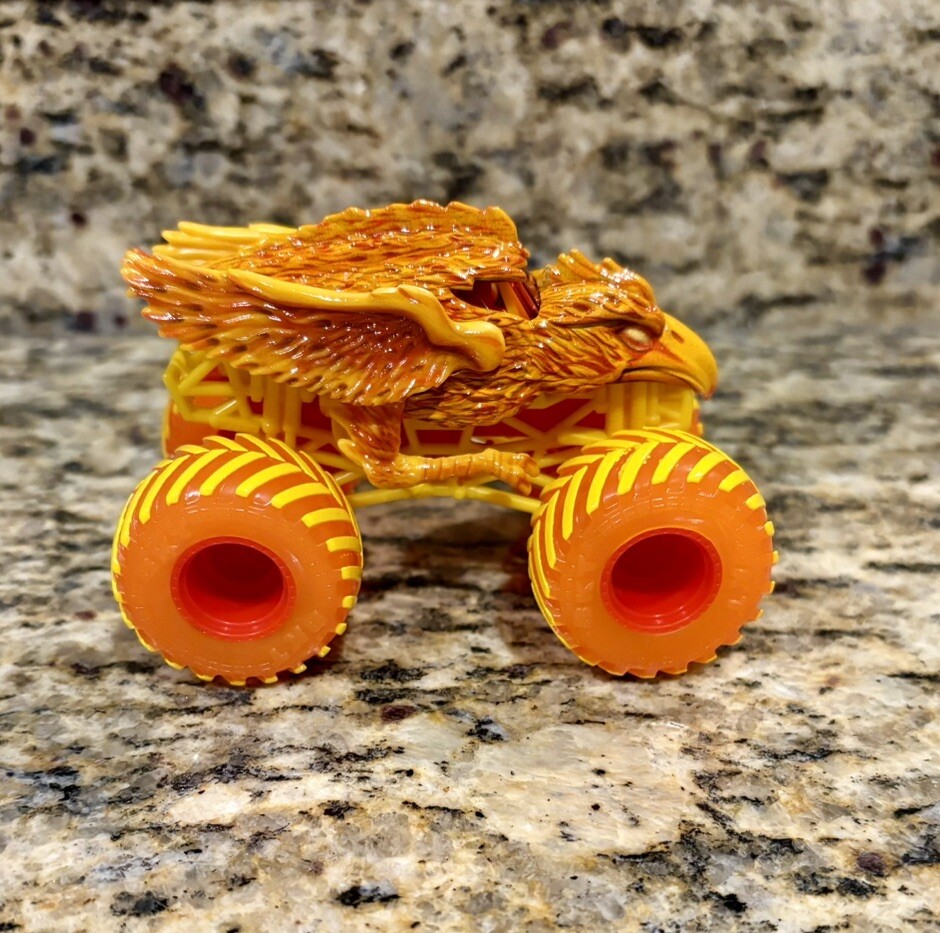 Spin Master Monster Jam WILDFIRE Fire & Ice Truck New