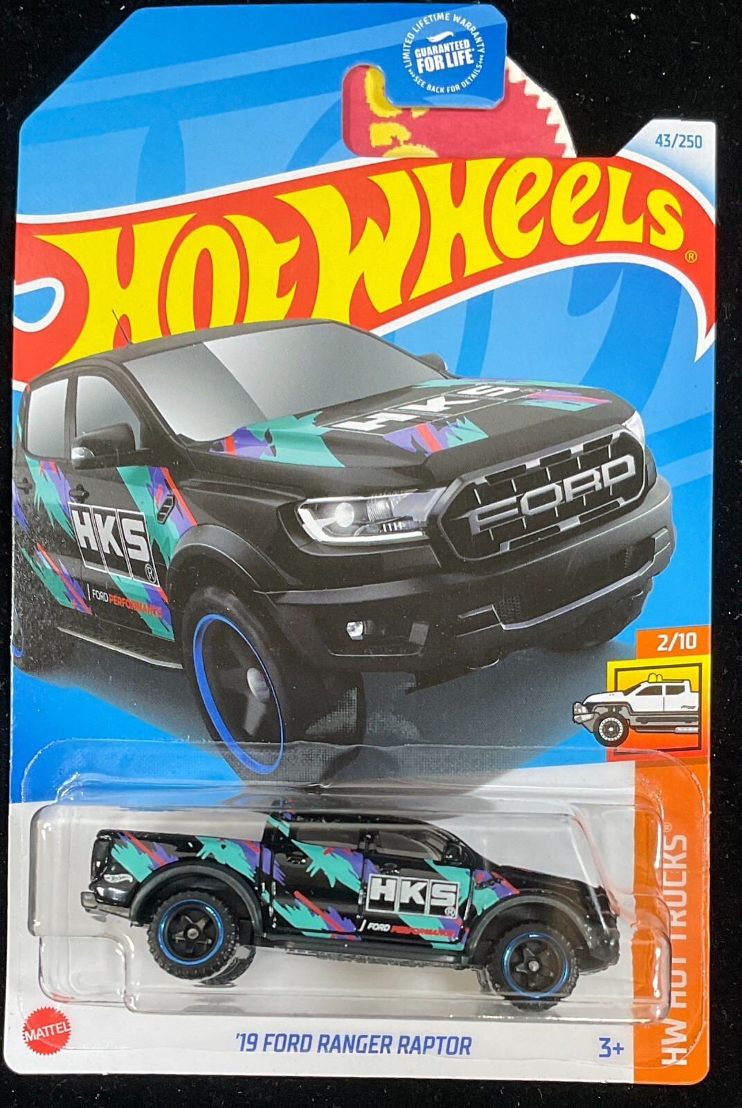 Hot Wheels 2024 Ranger Raptor, F-150 Lightning Custom Blue,Red Trucks,Lot of 3