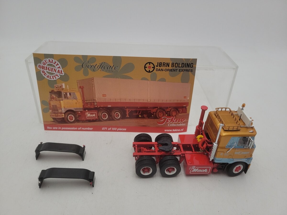 Tekno 71566 1:50 Diecast Mack F700 (6 x 4) Tractor Unit “Dan-Orient Express” EX