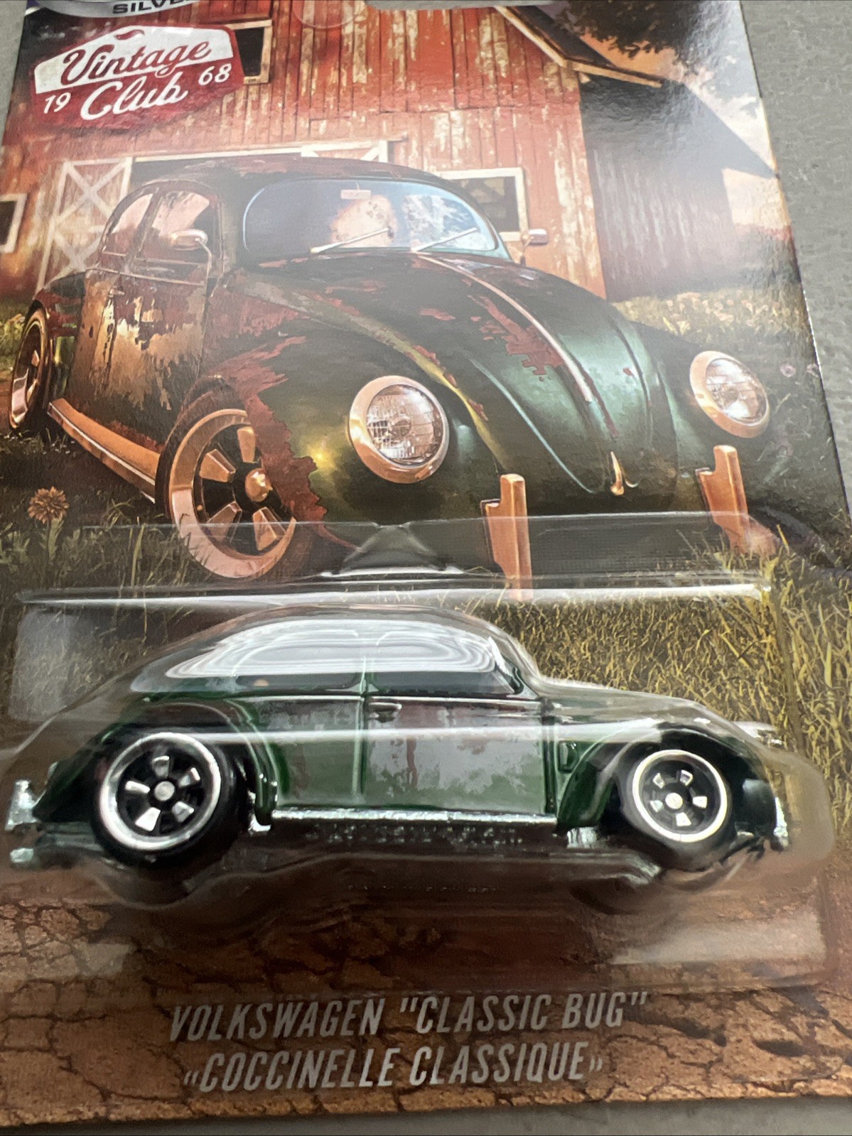 Hot Wheels Silver Series Vintage Club CHASE Volkswagen “Classic Bug” (Beetle)