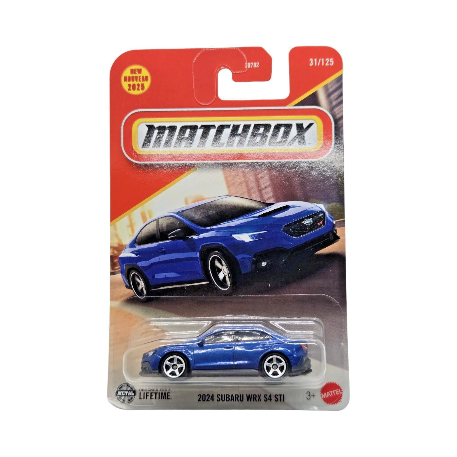2025 Matchbox 2024 Subaru WRX S4 STI #31 Metalflake Blue JDM – Set of 2