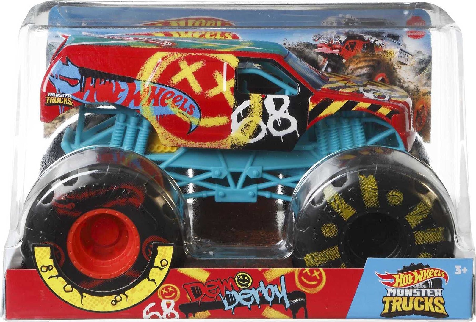 Monster Trucks Demo Derby, 1:24 Scale Kids Age 3, 4, 5, 6, 7, & 8 Years Old G…