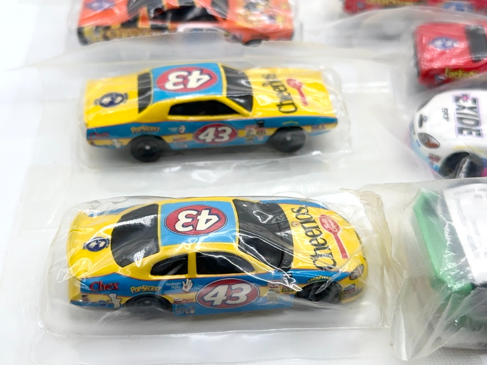 (20+) Hot Wheels & LEGO Cereal Baggie Richard Petty & More Lot of Cars SEALED!