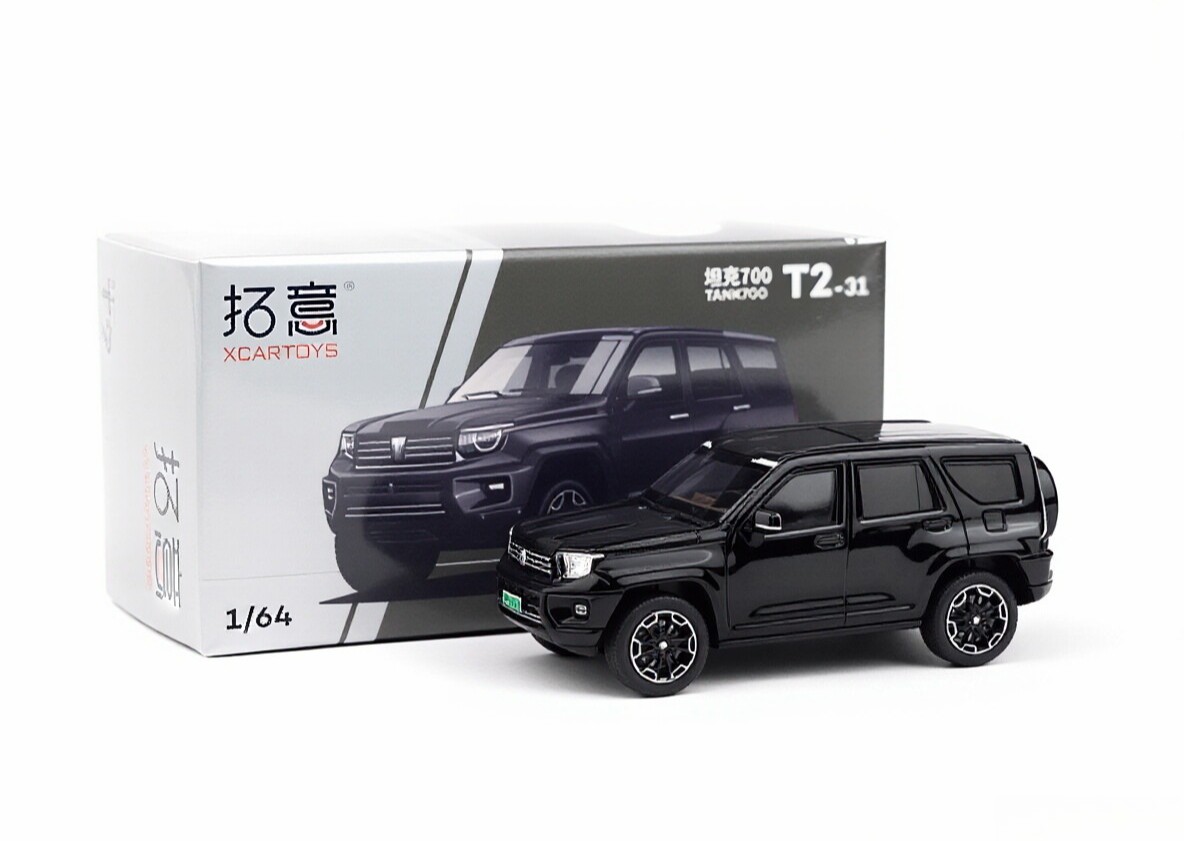 XCARTOYS 1:64 Black Tank 700 Hi4-t ORV SUV Sports Model Diecast Metal Car