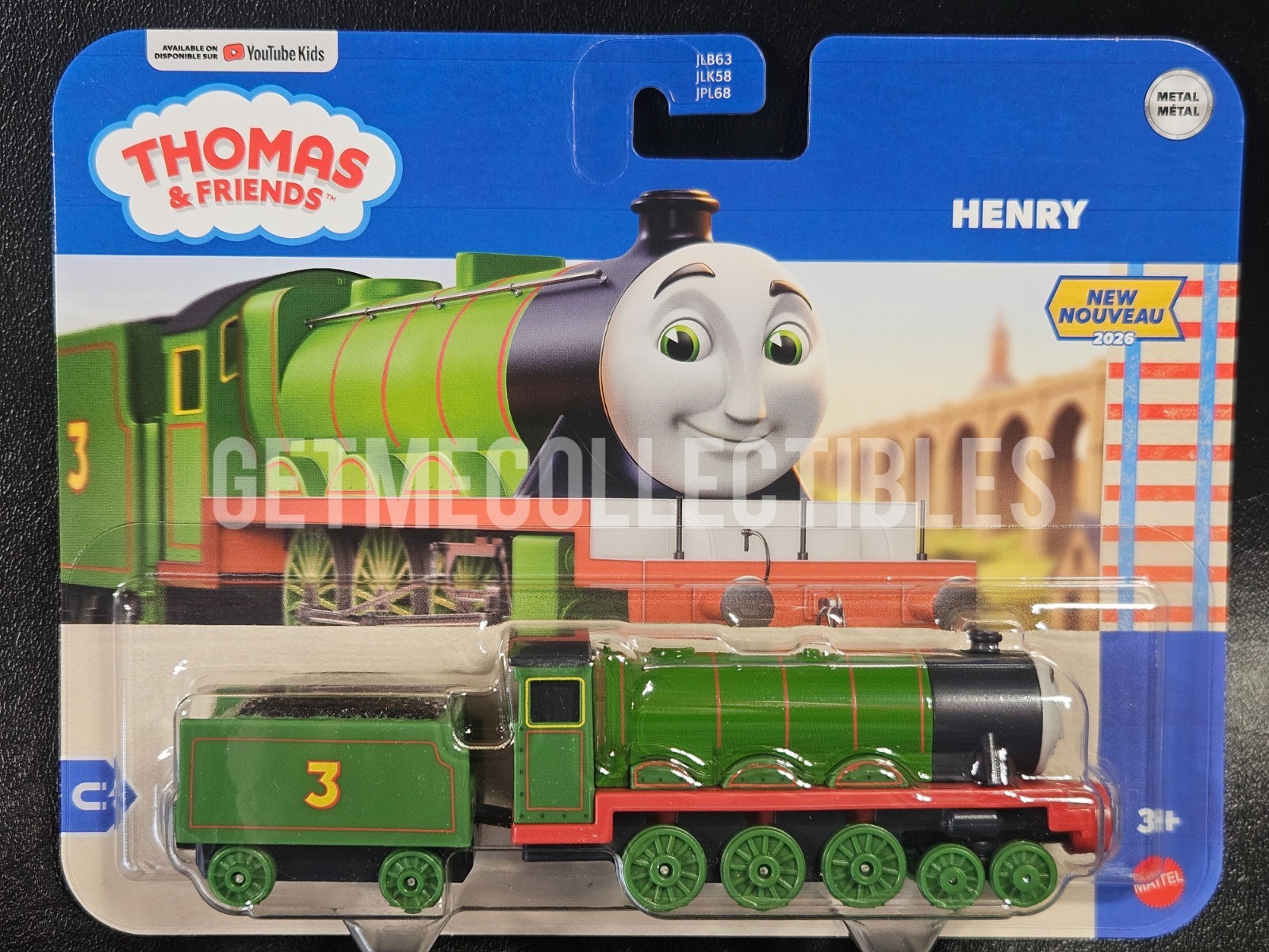 THOMAS AND FRIENDS DIECAST HENRY AND TENDER 2 PACK JLB66 2026 METAL SAVE 6%