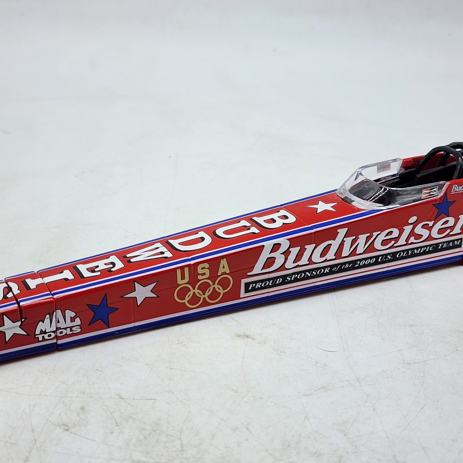 55D 2000 Kenny Bernstein Budweiser US Olympic Team NHRA Top Fuel Dragster 1/24