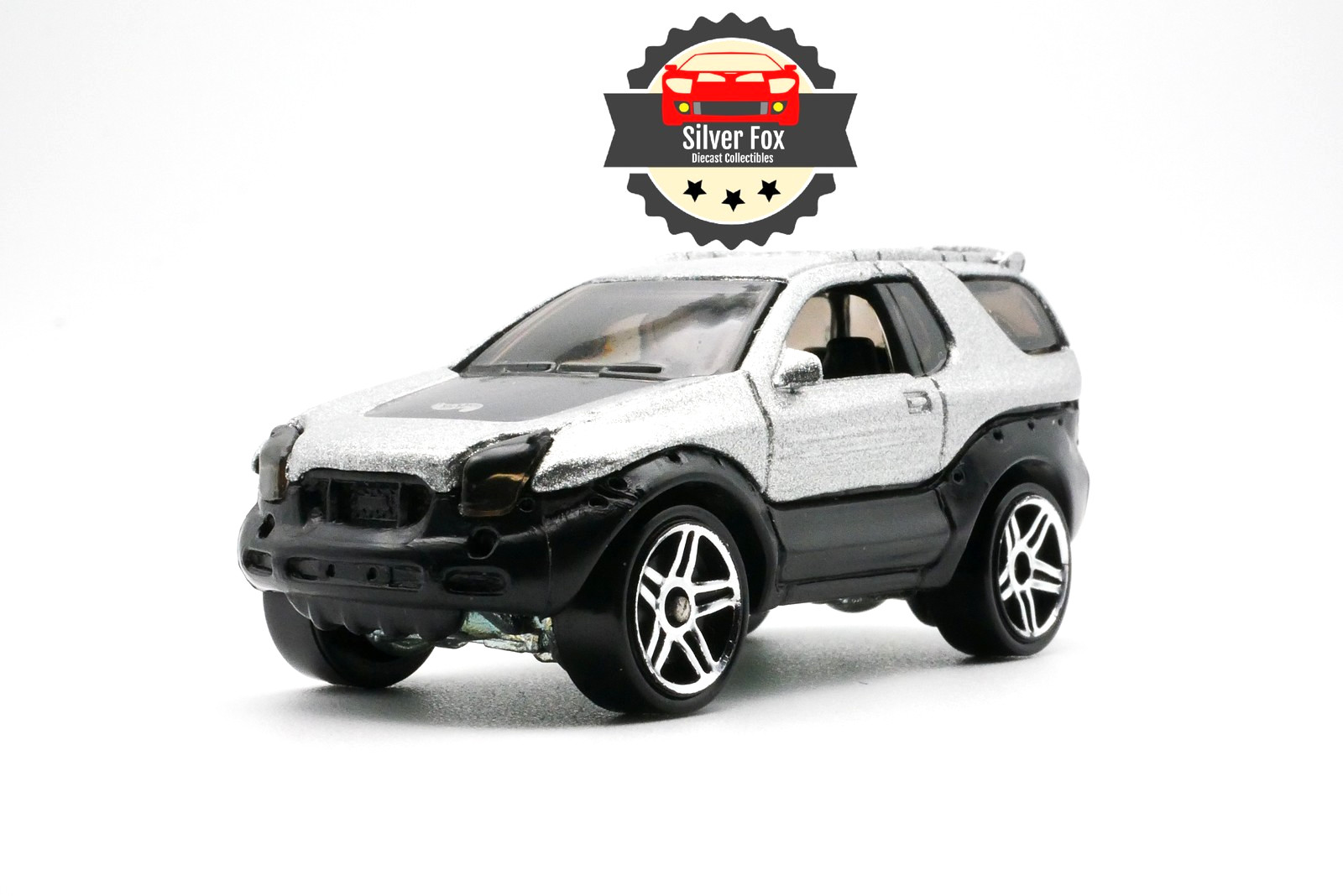 2000 ISUZU VEHICROSS 4X4 ALL TERRAIN GRAY 1:64 SCALE DIECAST COLLECTOR MODEL CAR