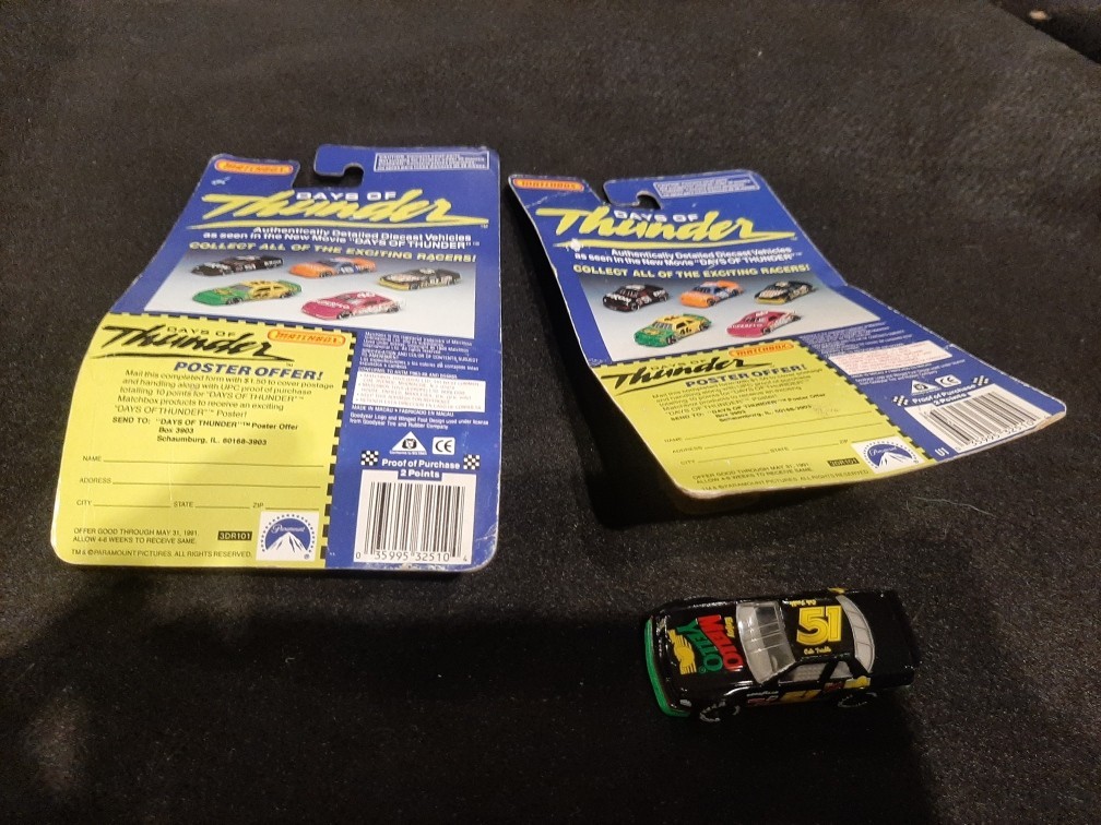 Matchbox Days of Thunder 1:64 Diecast Metal Race Car Lot 2
