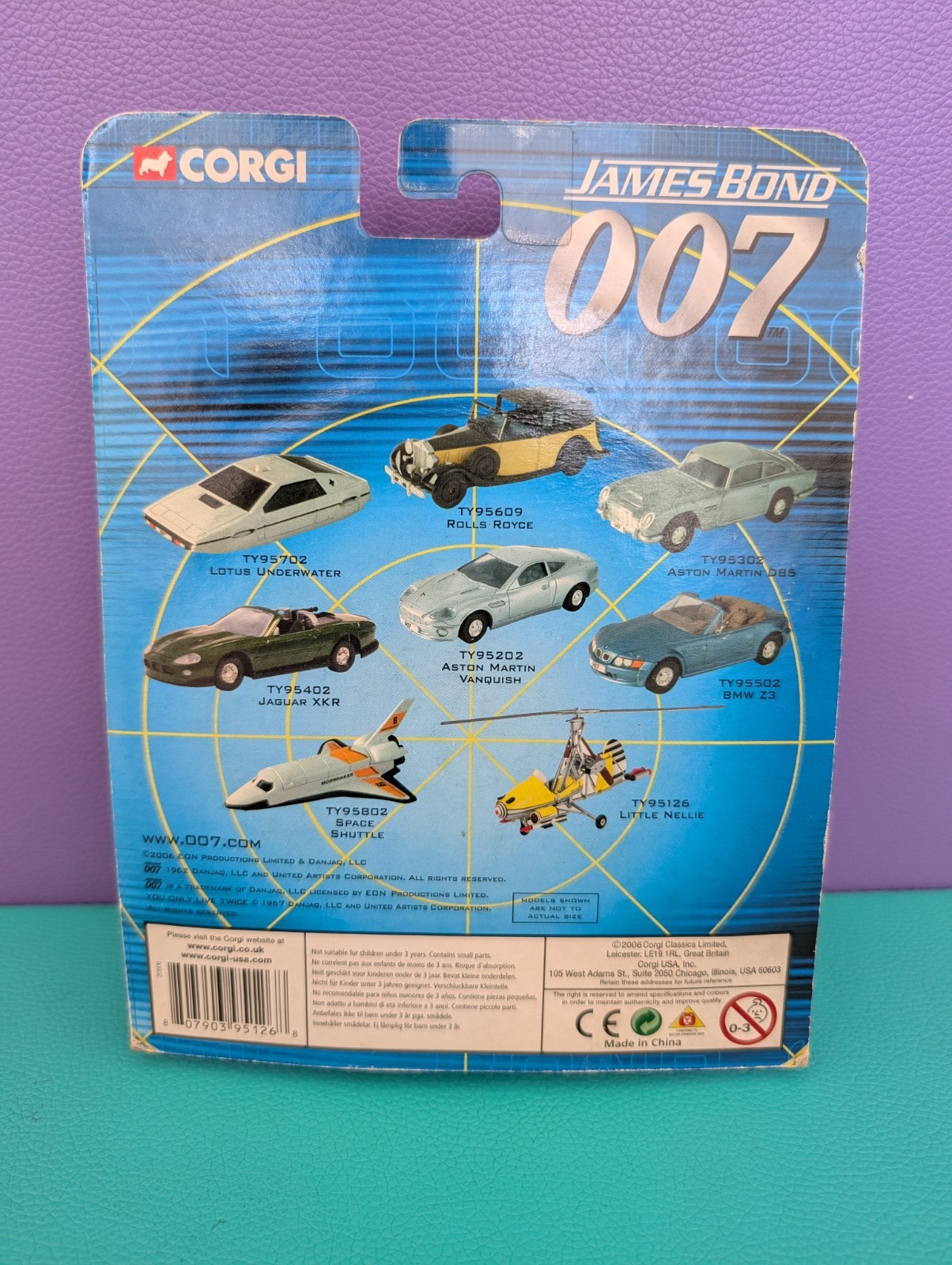 Corgi James Bond 007 Little Nellie Gyrocopter on Sealed Card – 2006