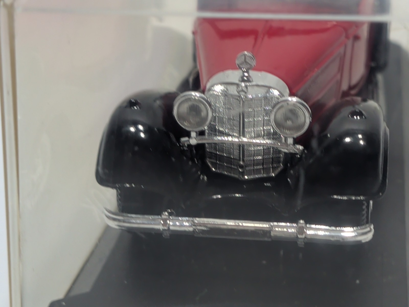 ✨VINTAGE✨ Solido Mercedes 540 K Red 1939 Cabriolet Convertible Red 4086 1/43