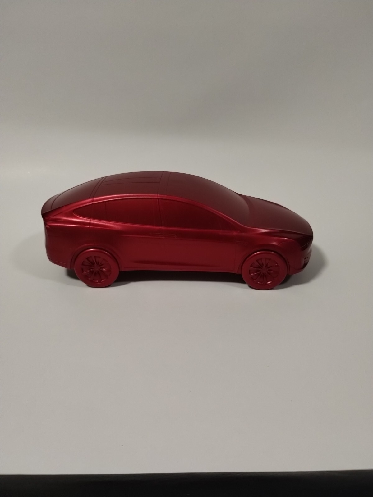 Tesla Model X Plastic Injection Molded Model Elon Musk Gigafactory Red Rare