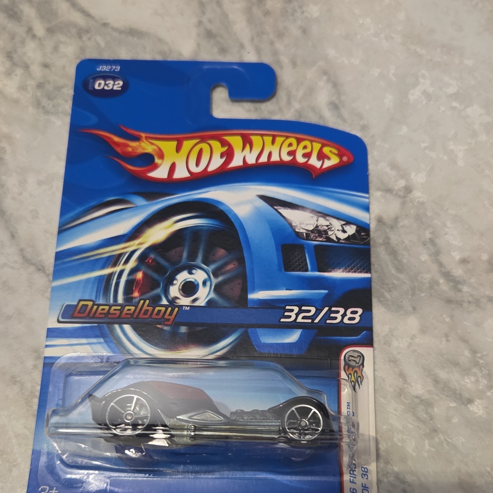 Hot Wheels 1:64 Diecast Dieselboy Car 2006 First Editions Silver Black Red