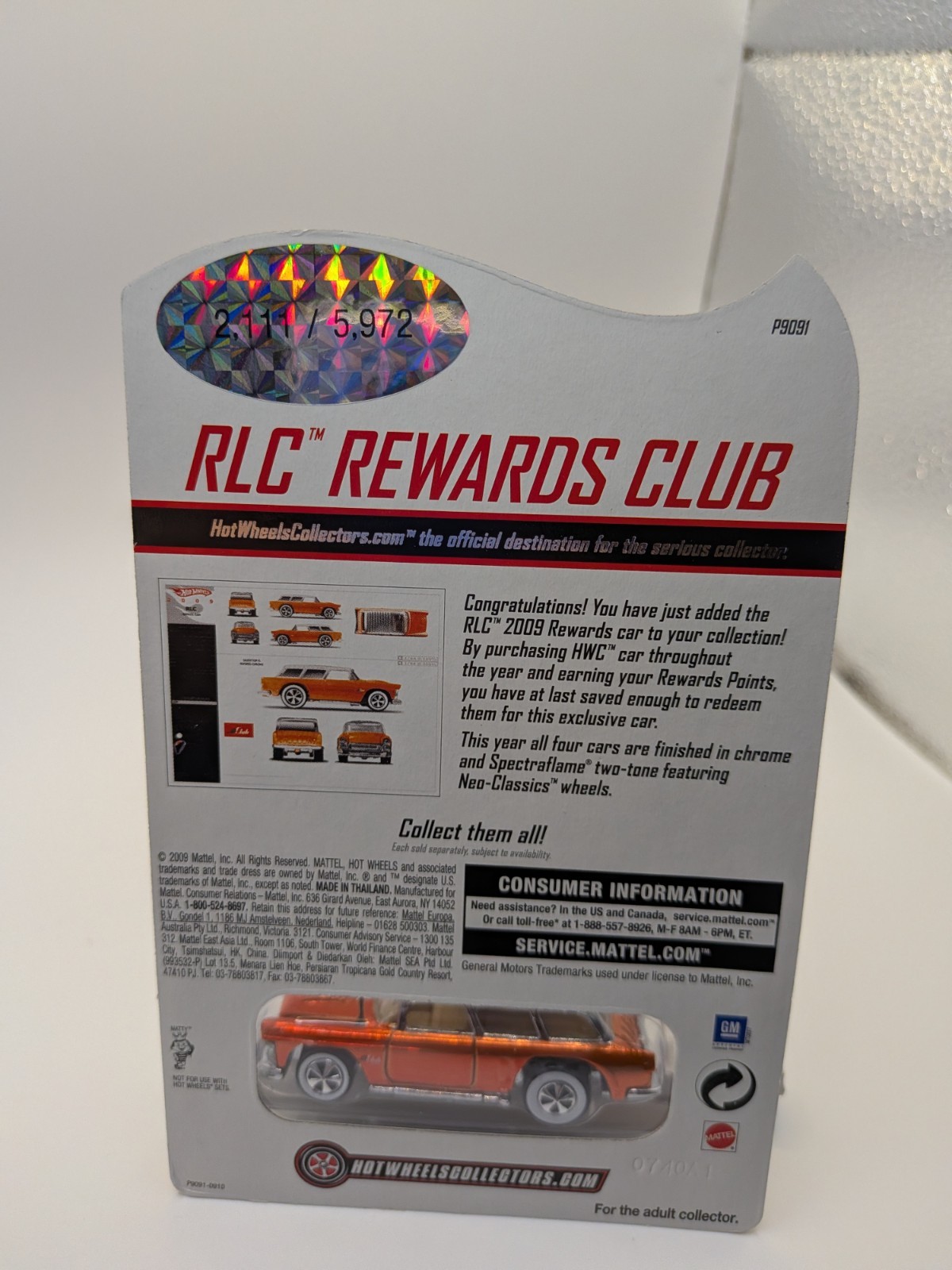 Hot Wheels 2009 RLC Rewards Series Classic Nomad 2111/5972