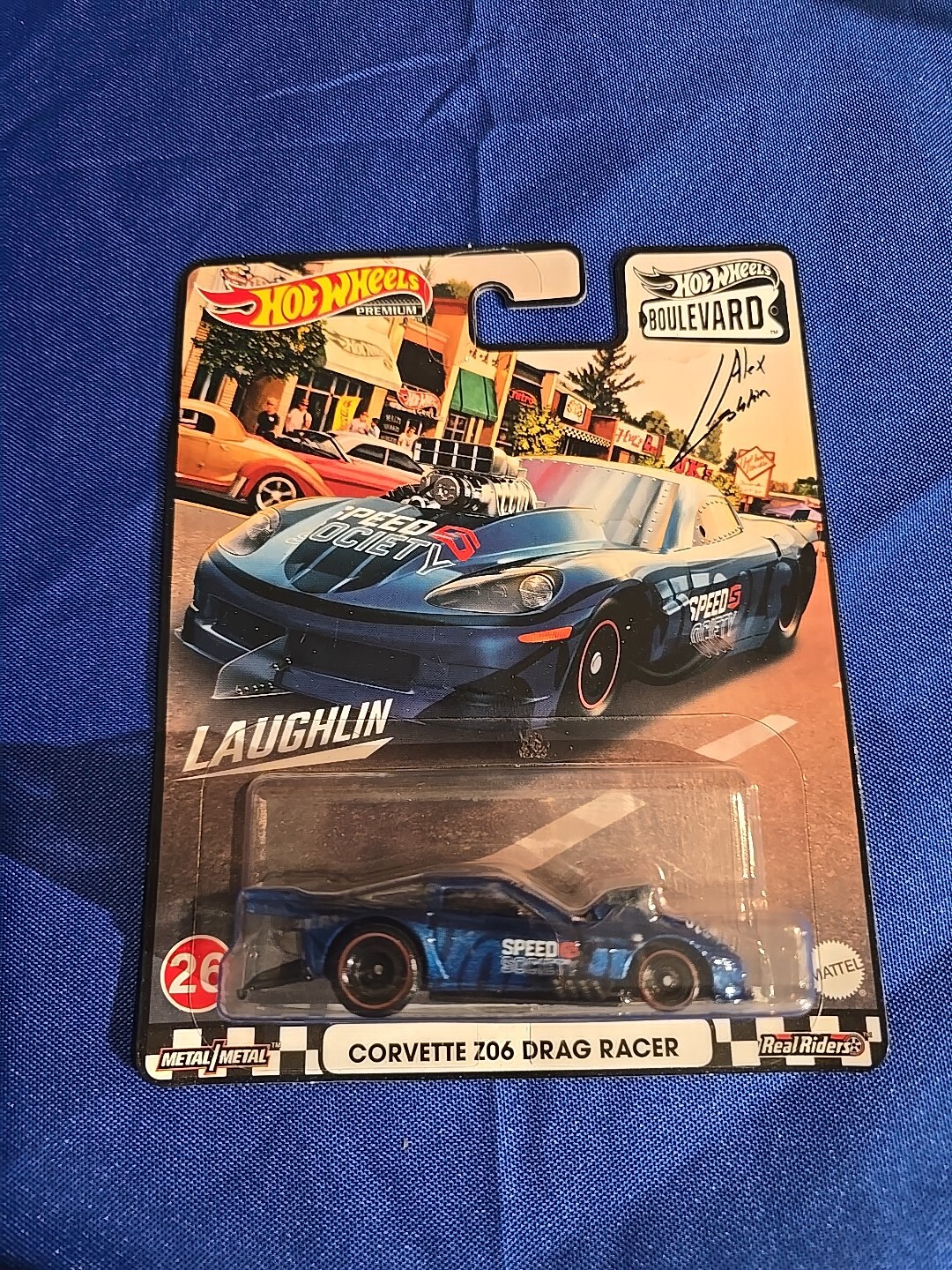 Hot Wheels Premium Boulevard Corvette Z06 Drag Racer Diecast 1:64 car