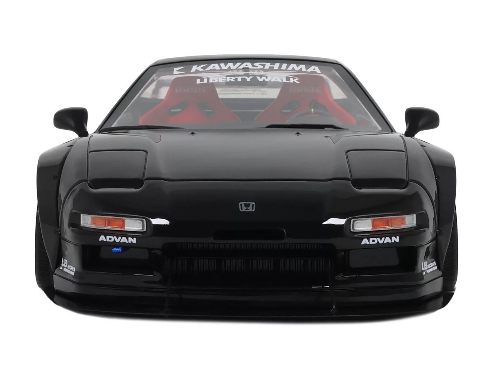 2020 HONDA NSX (NA1) LB-WORKS BLACK 1/18 MODEL CAR BY OTTO MOBILE OT1211